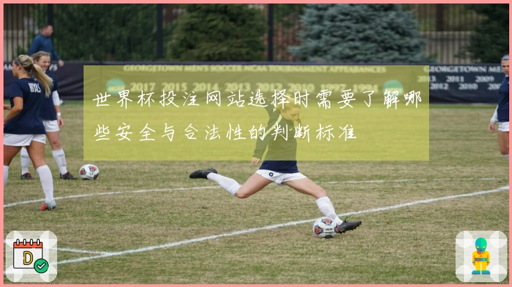 世界杯投注网站选择时需要了解哪些安全与合法性的判断标准